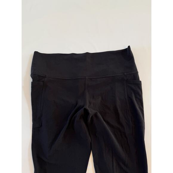 Athleta Salutation Stash 7/8 Cropped Capri Tights Leggings Womens XL Black - Picture 12 of 16